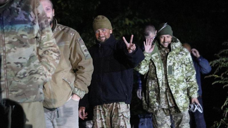 Ukrainian prisoners of war, Sept. 22, 2022