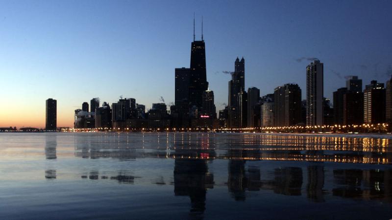 The Chicago skyline