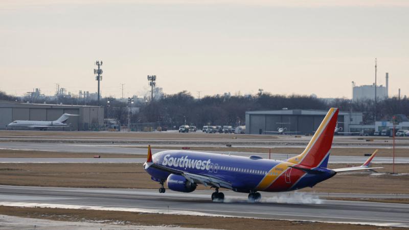 Southwest flight taking off