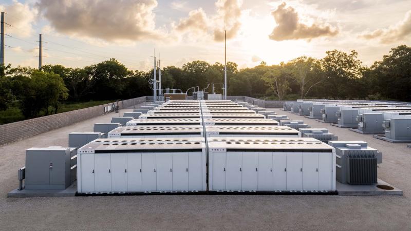 Tesla Megapack batteries