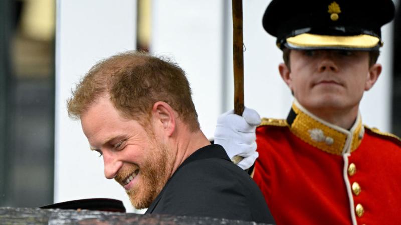 Prince Harry at coronation