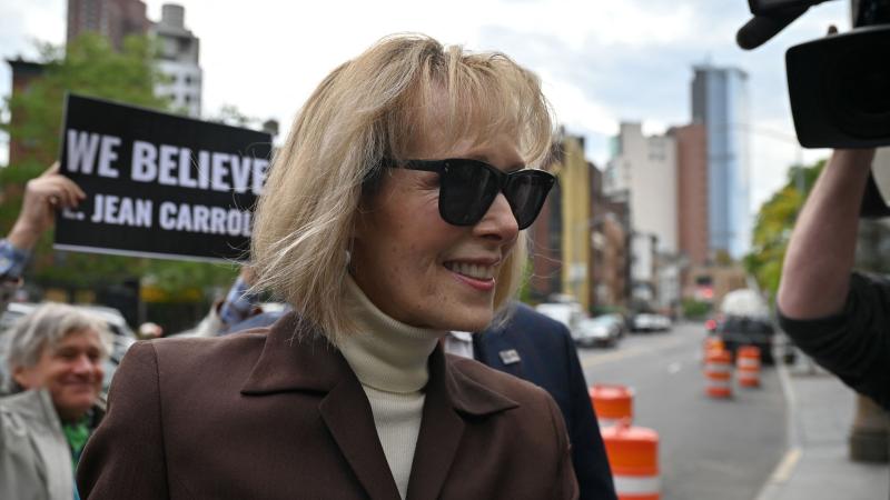 E. Jean Carroll, May 9, 2023, New York City