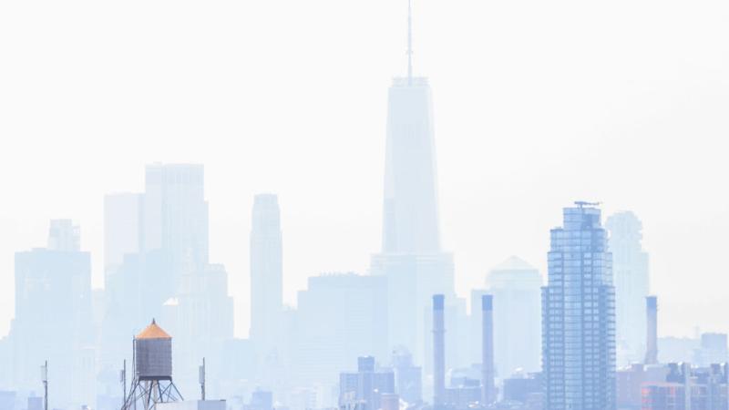 Hazy skies NYC
