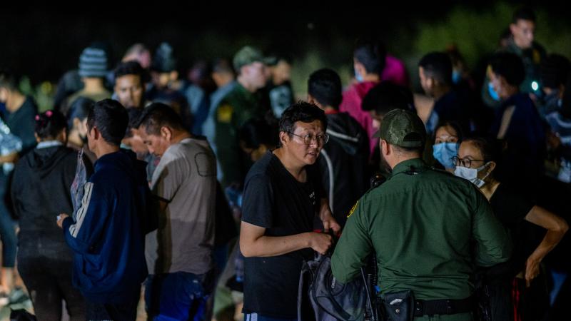 Chinese migrants, Border Patrol, Roma, Texas, May 5, 2022
