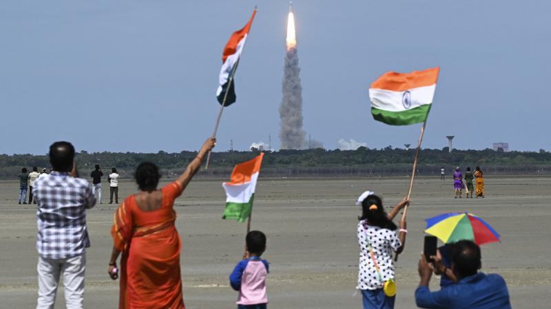 Chandrayaan-3, Satish Dhawan Space Centre, India, July 14, 2023 