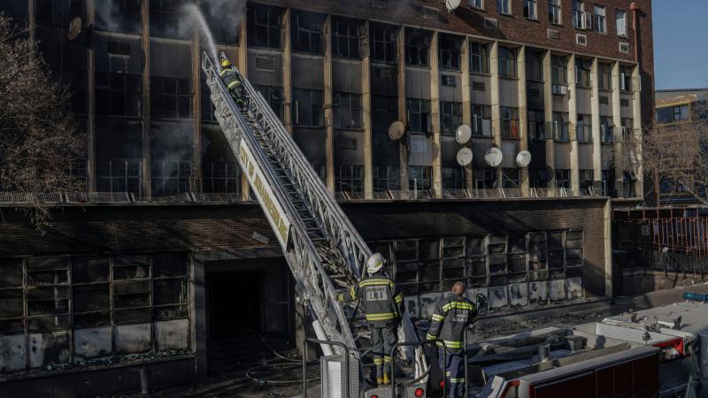 Firefighters, Johannesburg, South Africa, Aug. 31, 2023