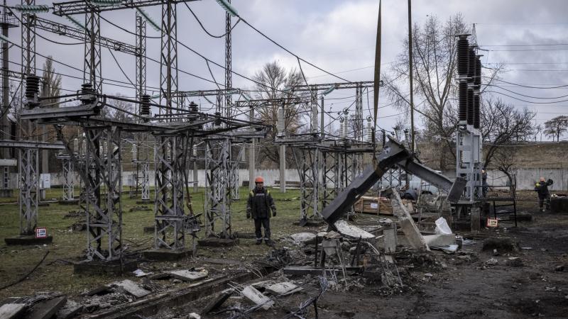 Energy, power plant, Kyiv, Ukraine, Nov. 4, 2022