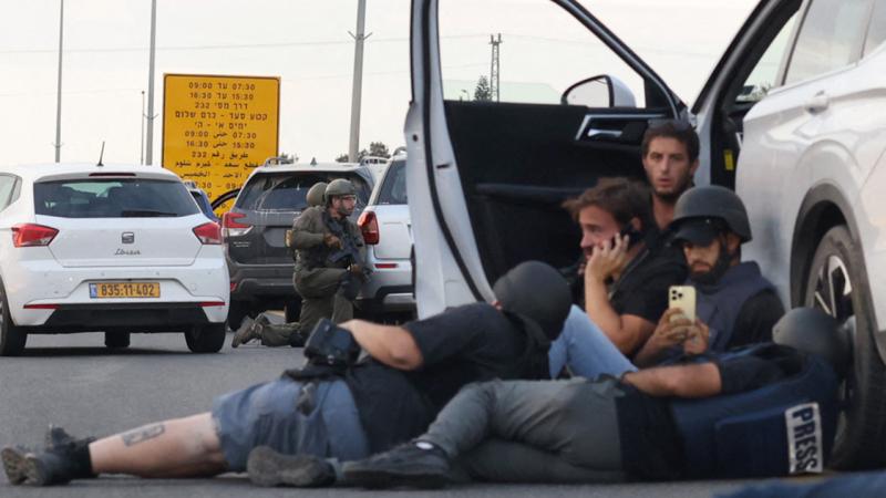 Israel fighting near Gaza border, Oct. 7, 2023
