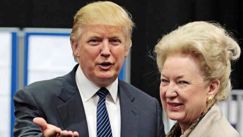 Donald Trump, Maryanne Trump Barry, June 10, 2008, Scotland