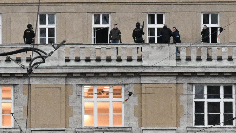 Police, Prague, Czech Republic, Dec. 21, 2023