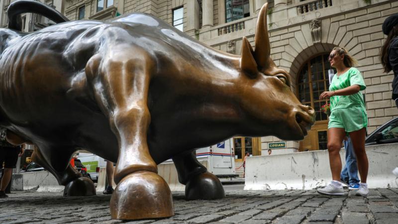 Stock Market bull, Wall Street, New York City