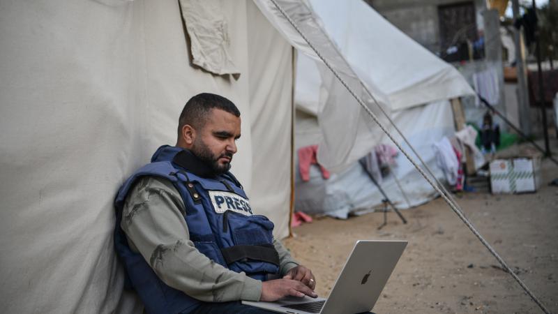 Journalist, Rafah, Gaza, Jan 14, 2024
