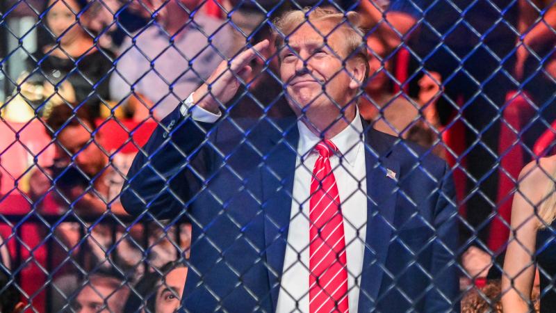 Donald Trump UFC, March 9, 2024, Miami, Fla.