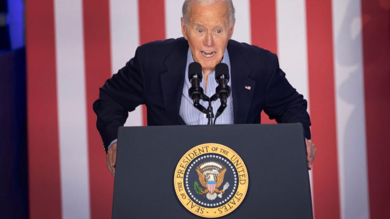 Joe Biden podium