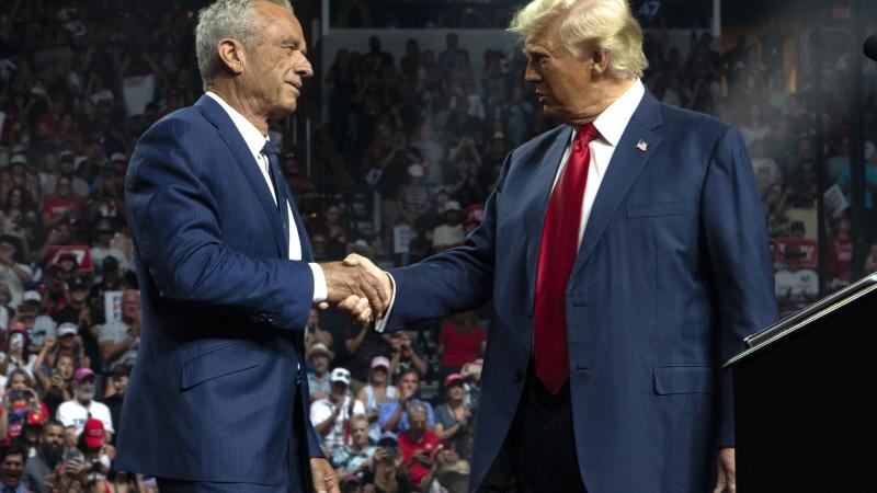 Donald Trump and Robert F. Kennedy Jr.