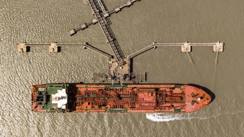 Iraqi oil tanker