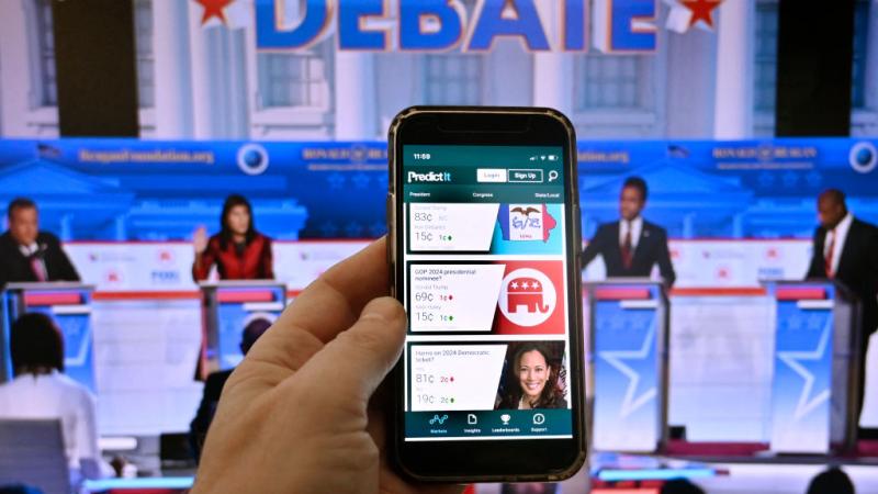 Stock image of political gambling 