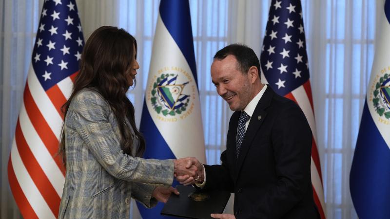 Kristi Noem and Gustavo Villatoro
