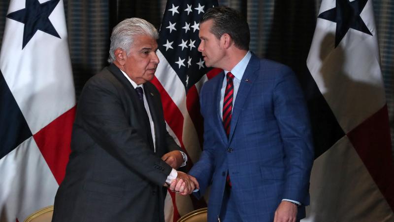 Pete Hegseth and Jose Raul Mulino