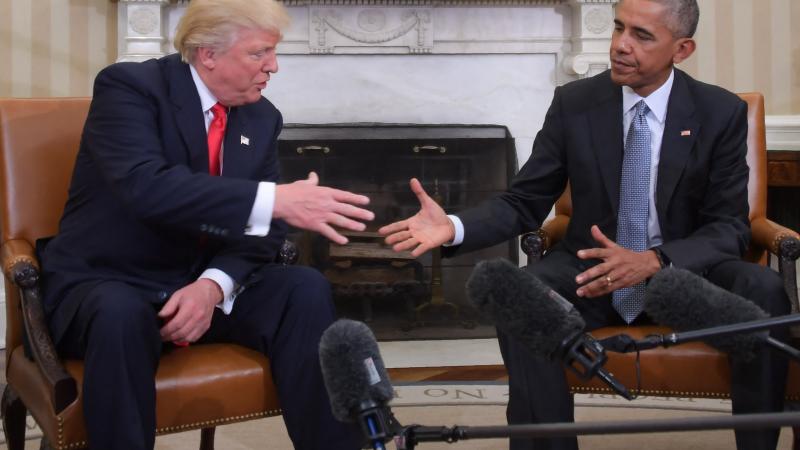 Trump and Obama