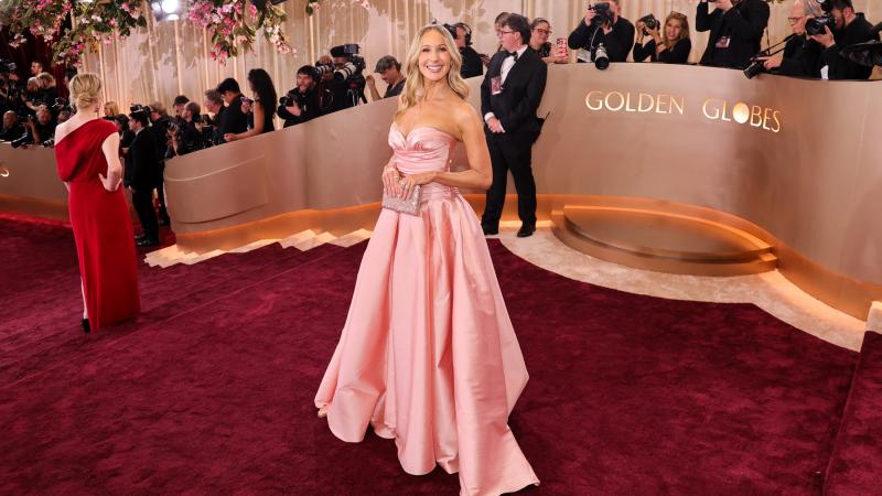 Nikki Glaser at the 83rd Annual Golden Globes held at The Beverly Hilton on January 11, 2026 in Beverly Hills, California