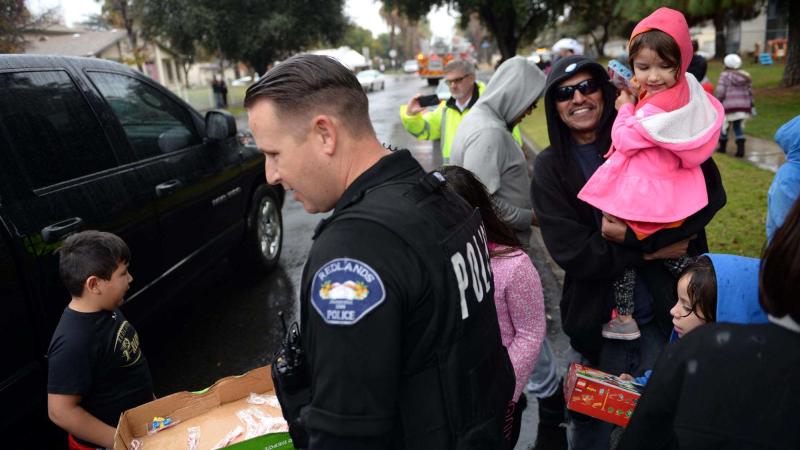 police in community