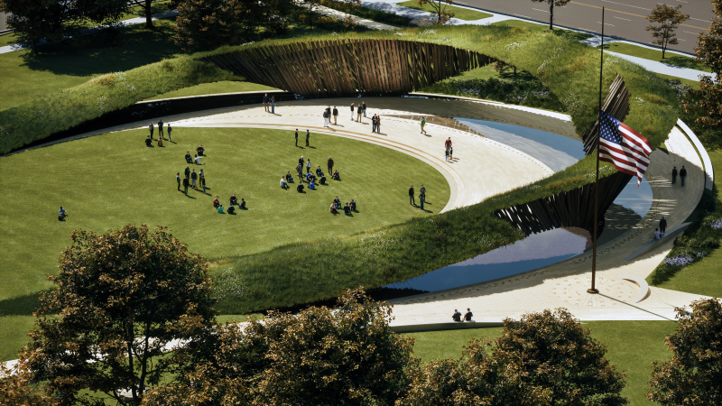 Aerial View of GWOT Memorial