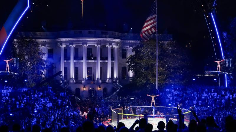 The UFC Freedom 250 event at the White House on June 14 in Washington, D.C.