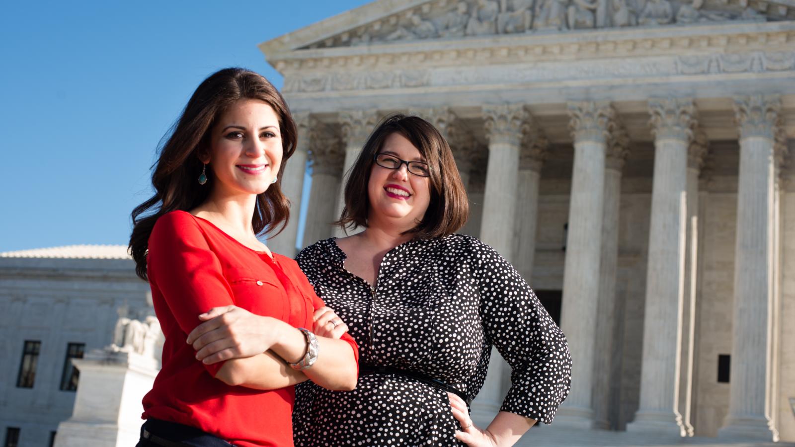 Lila Rose, 25, of Arlington, left, and Kristan Hawkins, 28, of Manassas have independently become the face of the anti-abortion movement.