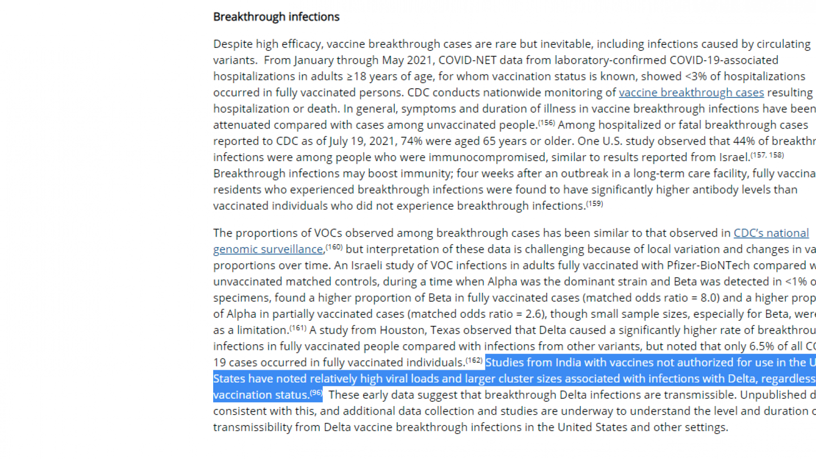 CDC cites India paper that allegedly failed peer review