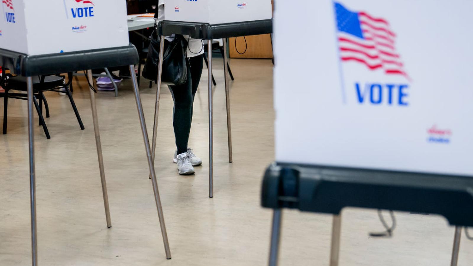 Voting booths