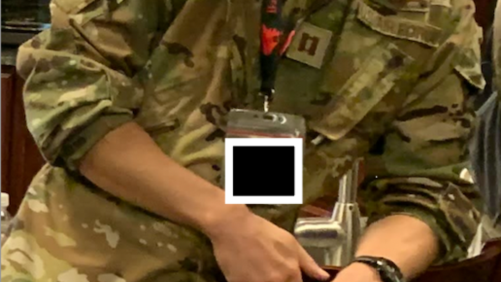 "Squadron's best pilot" wears Bad Dragon lanyard