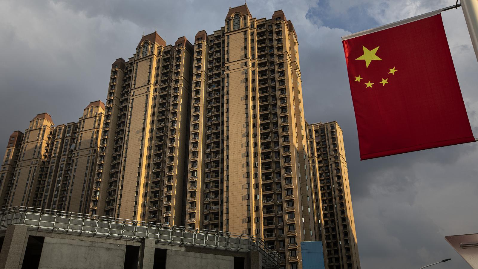Evergrande building, Wuhan, China, Sept. 24, 2021