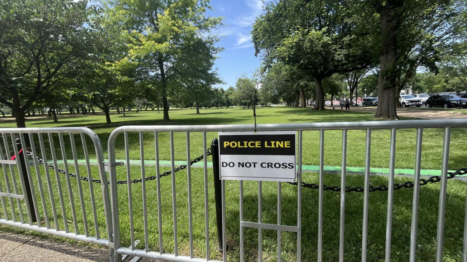 Fences put up for Army 250 birthday event